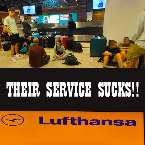 THE WORST SERVICE EVER!! @lufthansa  #horribleservice #Lufthansa #WeAreLufthansa @lufthansaNews @Lufthansa_DE #lufthansa #lufthansa787 #lh4800 #lh1944 On our way from MUN-BER They LOST MY 2 BAGS!! 1 week and I only have 1 bag back I NEED HELP No Answers!!