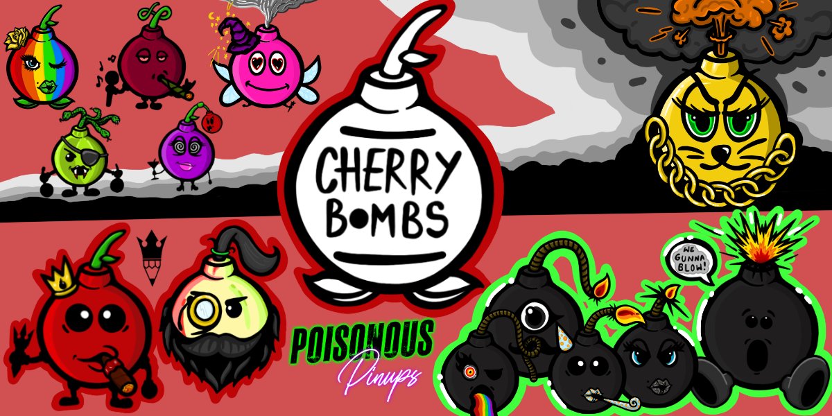 #POISONOUSCHERRYBOMBS #freemint RELAUNCH 
ONLY OG #NFT mint LIVE~~
poisonous-cherry-bombs-mint.vercel.app
Public Mint Monday 9/5

Grab an OG 222 SOLD OUT Secondary Only (To Mint 25 bombs OG day)
opensea.io/collection/poi…
Or
#GODLUVSCHERRYNFTEES (To Mint 10 bombs OG day)
opensea.io/collection/god…
