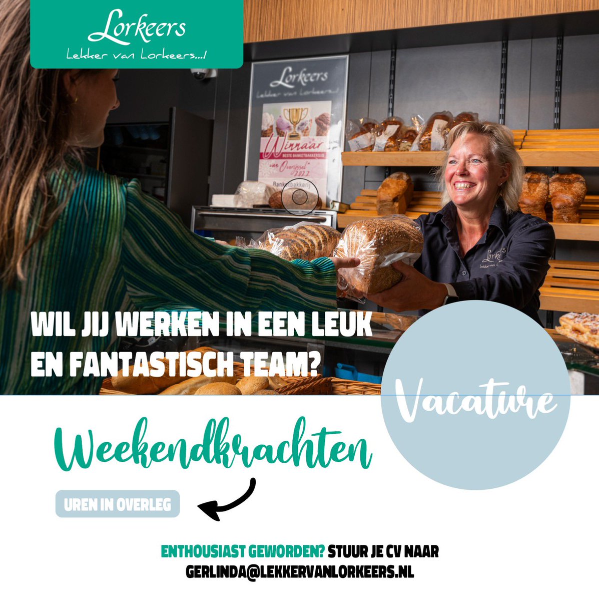 BanketLorkeers's tweet photo. Iemand nog op zoek naar werk bij het lekkerste bedrijf van de gemeente Hellendoorn???? https://t.co/P5B7EPaGOH