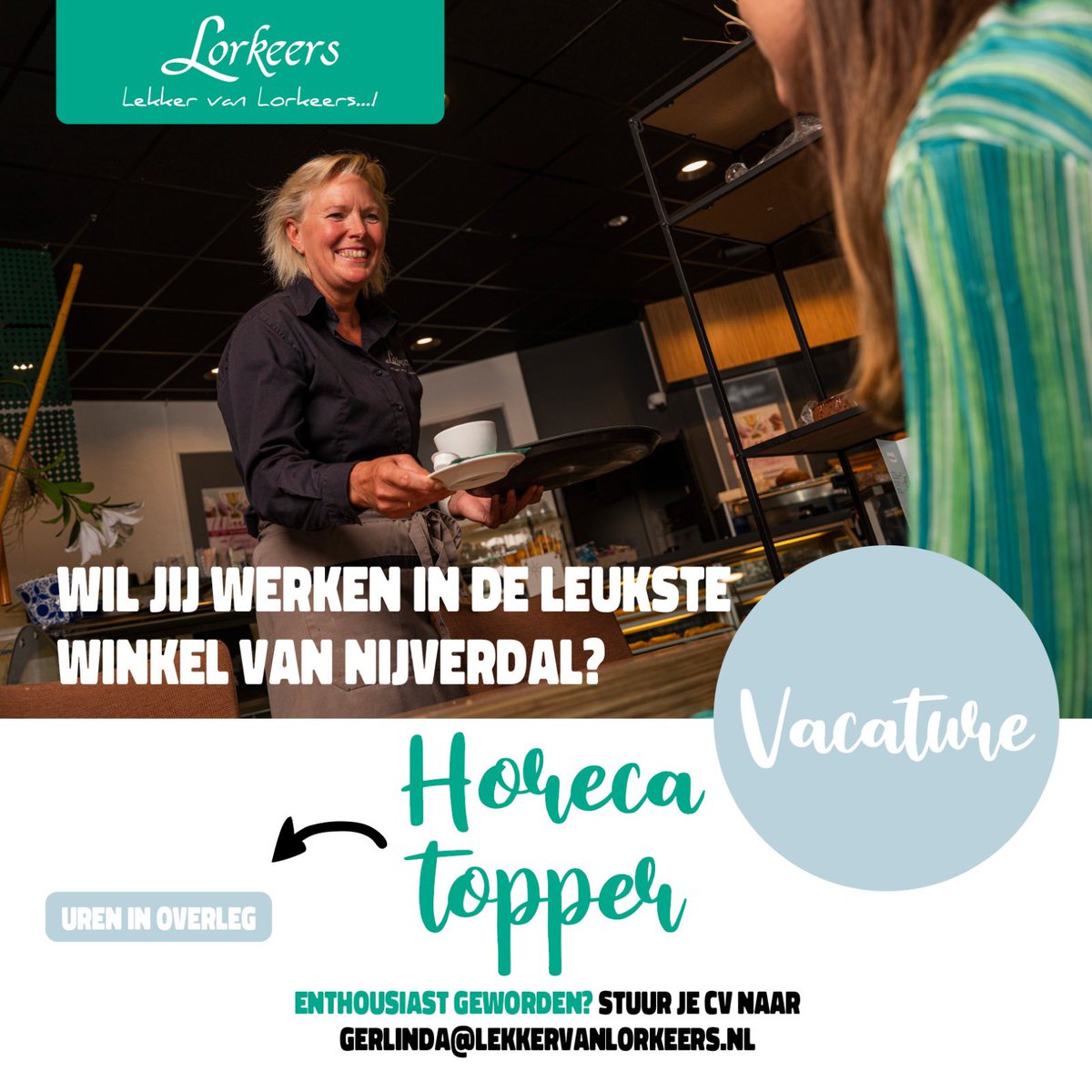 BanketLorkeers's tweet photo. Iemand nog op zoek naar werk bij het lekkerste bedrijf van de gemeente Hellendoorn???? https://t.co/P5B7EPaGOH