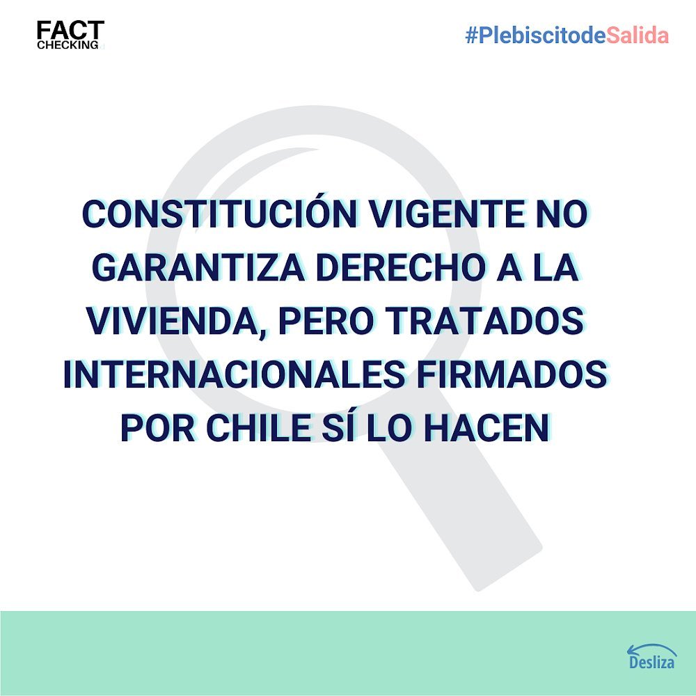 factcheckingcl's tweet image. Es impreciso que los chilenos no tienen derecho a una vivienda en la Constitución vigente. Aunque el actual texto no lo menciona explícitamente, los tratados internacionales ratificados por el país sí consagran este derecho.

La verificación completa acá: bit.ly/3QnHjDO