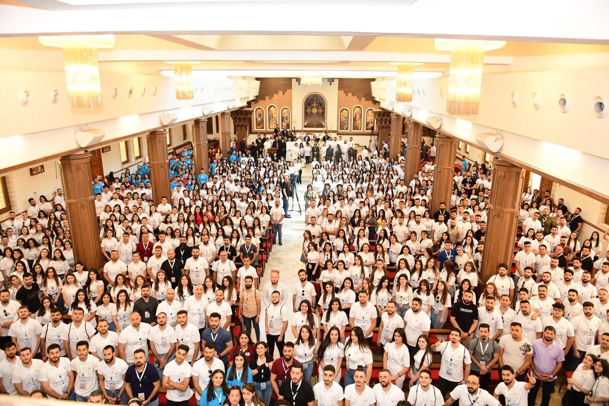 Qashakaram's tweet photo. #Iraq
Under the patronage of @bishopwarda The Central Youth Committee of the Chaldean Diocese of Erbil organized “Ankawa Youth Meeting” from 1-3 Sep. 2022, under the slogan “communion and participation” based on “For the sake of a synodal church” >
 #AYM22
 #Ankawa_Youth_Meeting https://t.co/RPEdFYLq6g