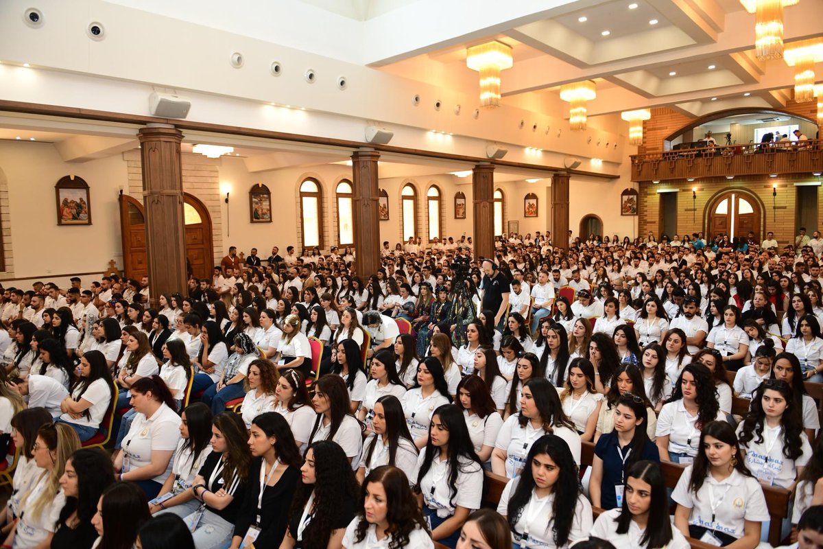 Qashakaram's tweet photo. #Iraq
Under the patronage of @bishopwarda The Central Youth Committee of the Chaldean Diocese of Erbil organized “Ankawa Youth Meeting” from 1-3 Sep. 2022, under the slogan “communion and participation” based on “For the sake of a synodal church” >
 #AYM22
 #Ankawa_Youth_Meeting https://t.co/RPEdFYLq6g