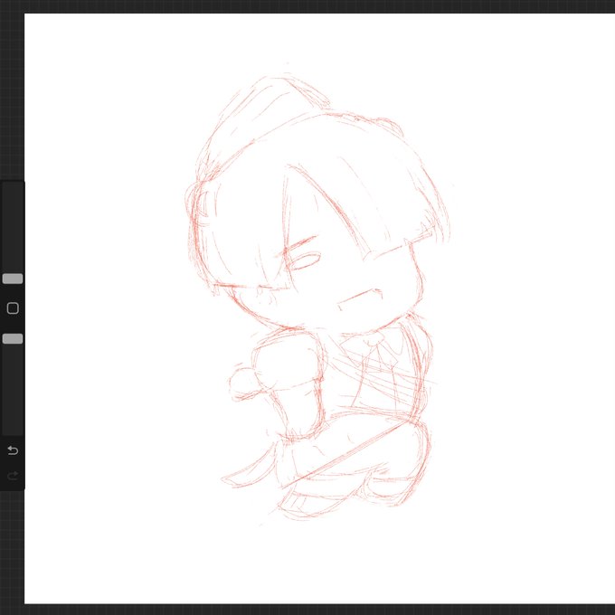 今日のネタ描いてます。 