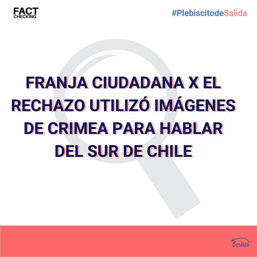 factcheckingcl's tweet image. ➡️Factchecking.cl pudo corroborar que la imagen de la franja televisiva por el rechazo es falsa. Esta no corresponde al sur de Chile, sino a un accidente ocurrido a raíz de inundaciones en la península de Crimea en el año 2021.

La verificación acá:bit.ly/3RycnBt