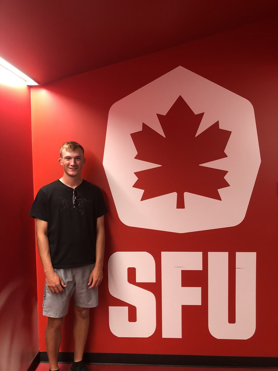 Thanks <a href="/CoachRigell/">Mike J.Rigell</a> and <a href="/CoachJErdman/">Jerome Erdman</a> for the Unofficial Visit to <a href="/SFUFootball/">SFU Football</a>.  But most importantly thanks <a href="/kristieelliottt/">Kristie Elliott</a> for the great campus tour and team insight. #reptheleaf
