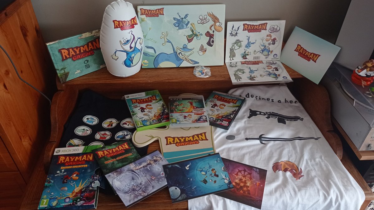PetraudWilliam's tweet photo. https://t.co/jvuXRpcIhV
Vidéo collection Rayman origins 🎯
#Rayman #rayman27anniversary #raymanorigins #raymanlegends #ubisoft @UbisoftFR #raymancollection #raymanfanart @RaymanTogether @RaymanForSmash @RaymanGame @BestBuyCanada #annee2011 #collectionjeuxvideo #videogames https://t.co/UDJmytZggK