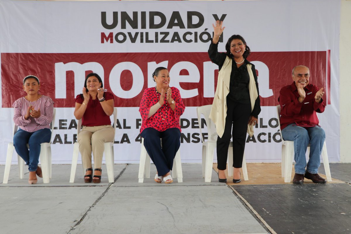 MayteZapata_'s tweet photo. Participé en una asamblea informativa encabezada por nuestra Secretaria de Organización de Morena, Nydia Naranjo Cobián, para detallar aspectos de la reforma electoral que impulsa nuestro presidente de la República. https://t.co/OZbPGTDR09