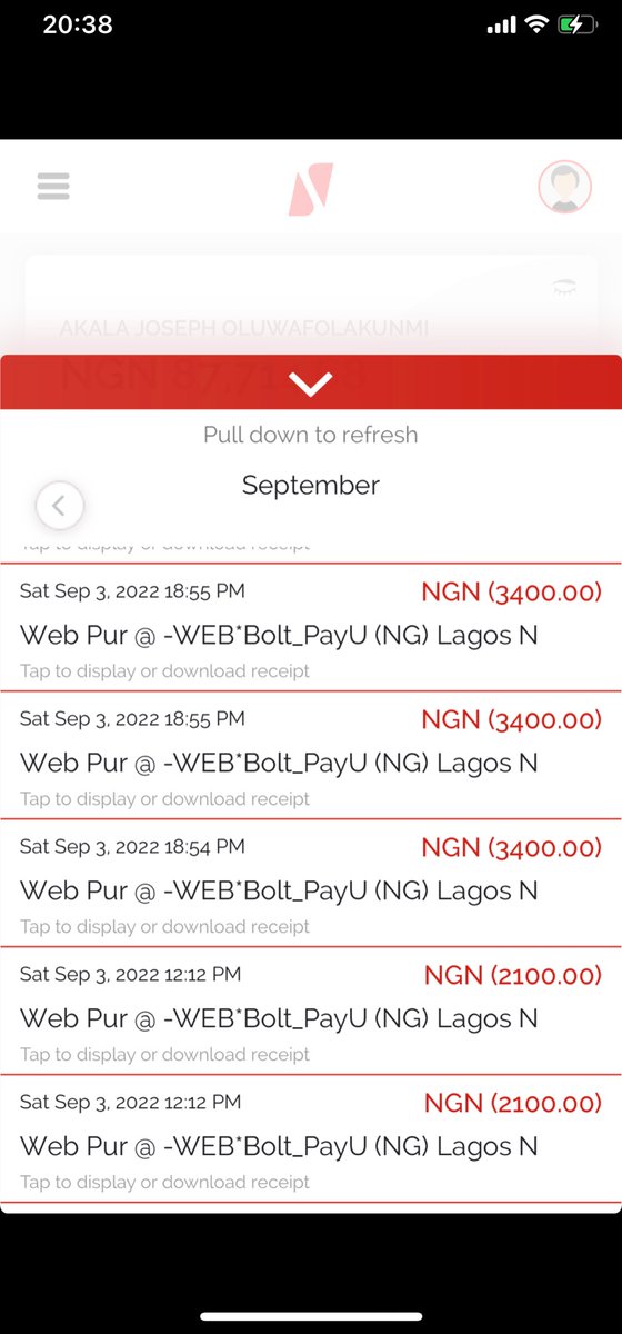kalafresh_'s tweet photo. @Boltapp_ng i need answers why am I being debited for a trip that never happened???? https://t.co/M7D9DItqBR