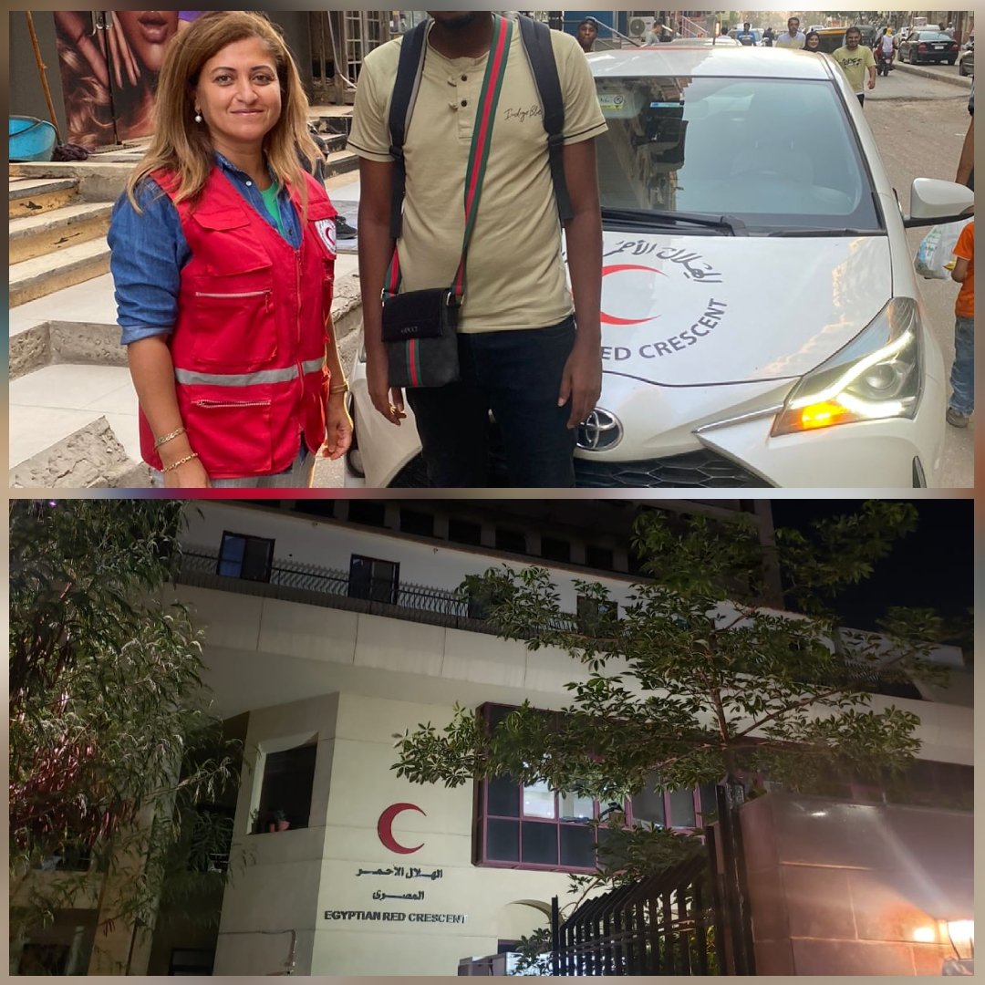 JeanGuiteau's tweet photo. Thanks to Egyptian Red Crescent volunteers @EG_Red_Crescent for assisting this migrant &amp; RC youth member of @KwaWouj after his tough journey from Haiti to Turkey, Barhain &amp; Cairo. Humanitarian diplomacy is much needed to save lives. Rgds. to CEO @ElnazerRamy and @drkerem_en.👌🏽 https://t.co/0aYZJU8HMK