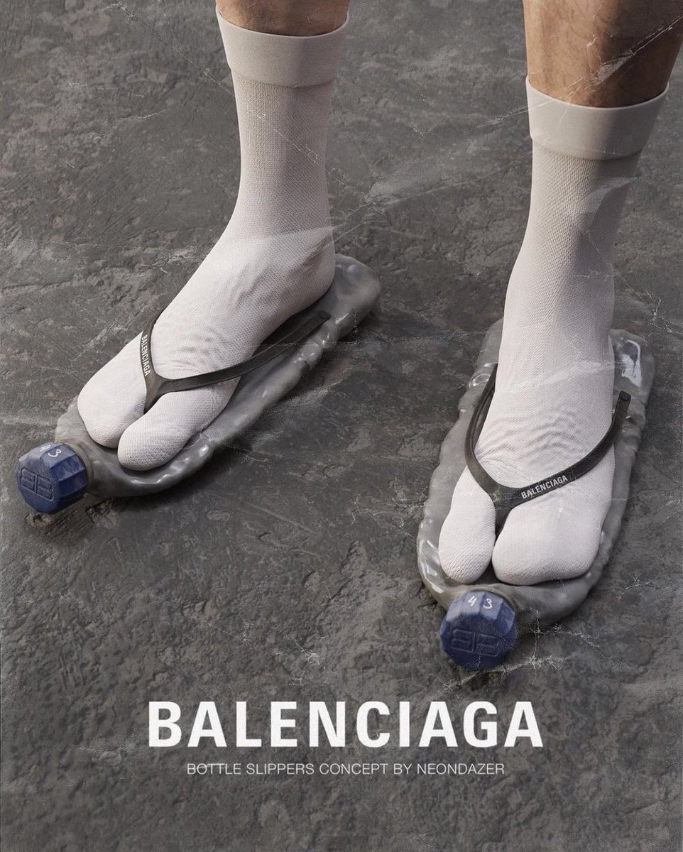 itsdevms's tweet photo. Balenciaga baatli wale chappal https://t.co/PYd06vH0Kv