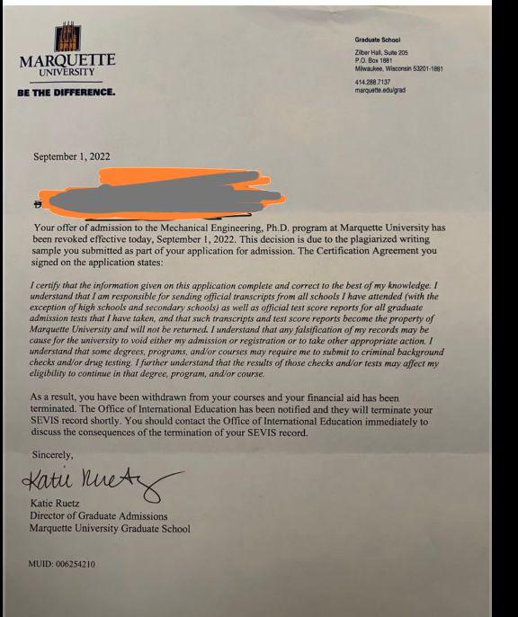 olorunwababs's tweet photo. I know a lot of people share SOP templates and other documents here to guide applicants. My advice to you all is, DON'T EVER BE TEMPTED TO PLAGIARIZE. You can't escape IT.

This person just forfeited what was going to be a life changing opportunity, sadly! https://t.co/xmkme9croN