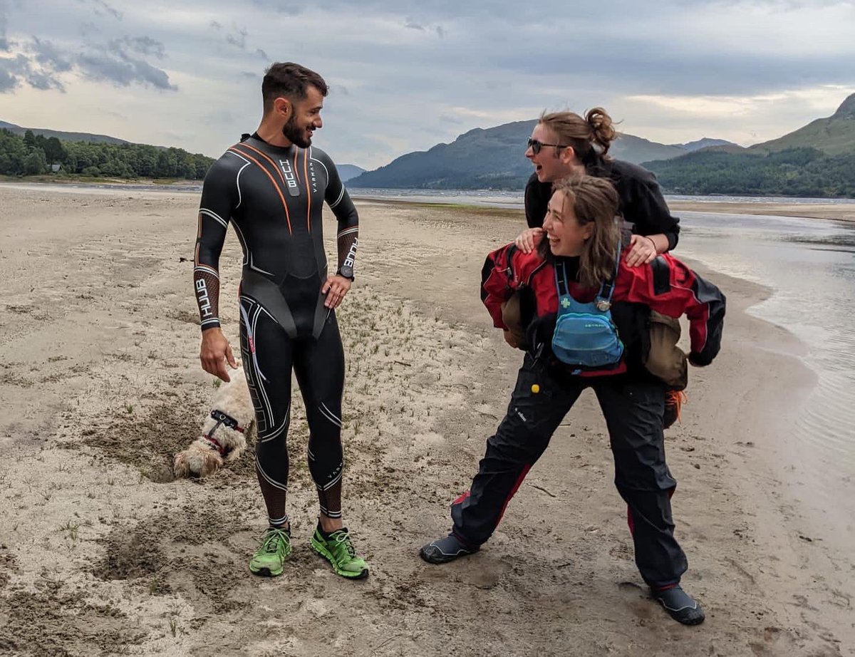 FeelBetterTour's tweet photo. Day 1 of the Feel Better Tour is in the books! Made it from Fort William to Loch Laggan. 30 miles covered of my 185-mile total. Today was about adapting to the ever-changing conditions of nature— which is a great lesson to transfer to mental health. https://t.co/19aoGl23YZ