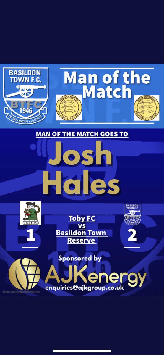 BasTownFC's tweet photo. 🔵⚪️ RESULTS &amp; MOTM ⚪️🔵

Reserves pick up their 1st win of the season. Win sealed with an incredible effort from MOTM @jhales18 

A team started their league campaign with a convincing 5-3 win. MOTM went to @Joe_Fogarty01 for a instrumental display 

6 points UTT 🔵⚪️ https://t.co/cjT7ojUqMC