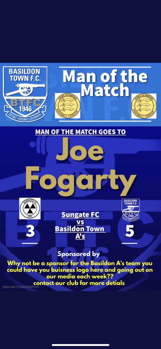 BasTownFC's tweet photo. 🔵⚪️ RESULTS &amp; MOTM ⚪️🔵

Reserves pick up their 1st win of the season. Win sealed with an incredible effort from MOTM @jhales18 

A team started their league campaign with a convincing 5-3 win. MOTM went to @Joe_Fogarty01 for a instrumental display 

6 points UTT 🔵⚪️ https://t.co/cjT7ojUqMC