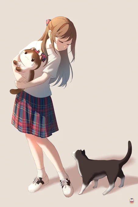 Rosalina and the cat.#drawing #852Girls 