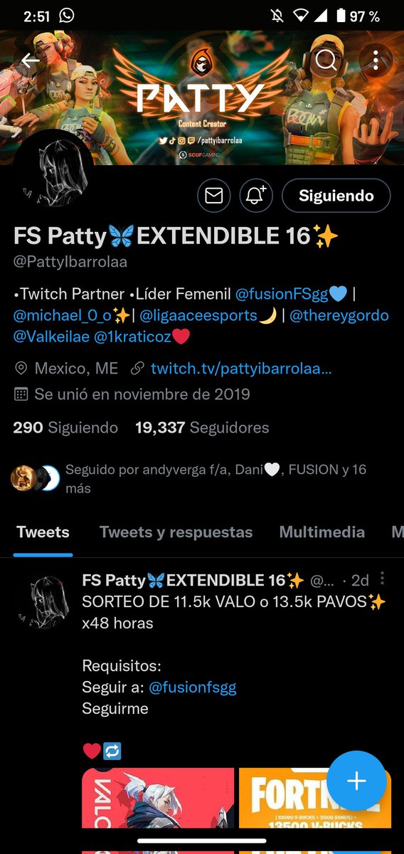 BrandonTumbado1's tweet photo. @PattyIbarrolaa @fusionfsgg Ggs https://t.co/Jbmtd0HWwg