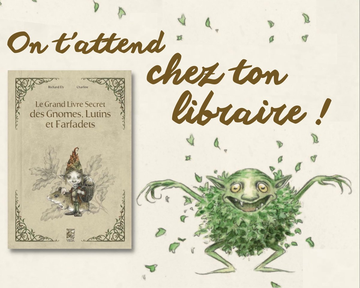 Le Grand Livre Secret des Gnomes, Lutins et Farfadets, aux éditions Véga / Trédaniel !
Disponible en #librairie #livres #livre #féerie #merveilleux #illustration #beaulivre #gnome #lutin #farfadet #livreillustré #fée #petitpeuple #Nouveau #parution #septembre