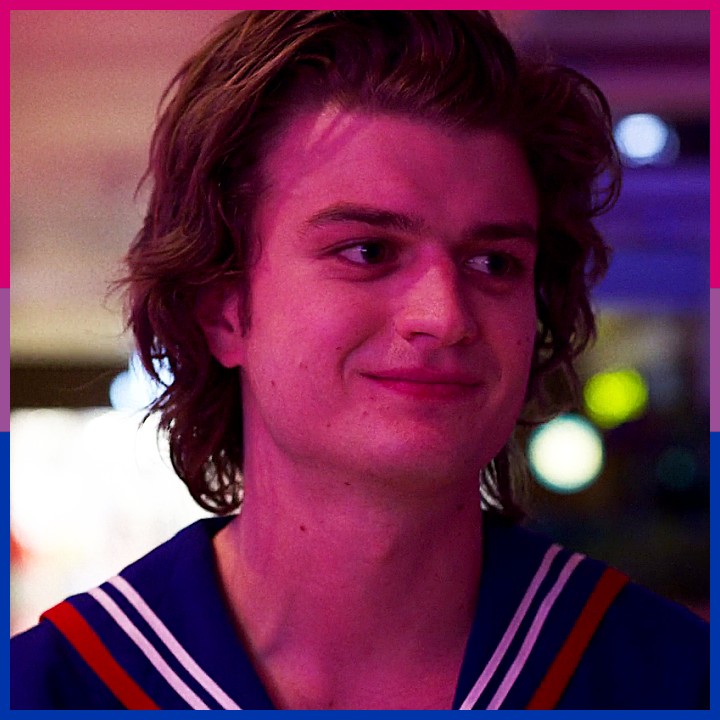 parafrazis's tweet photo. september is bisexual visibility month! retweet this image of fellow bisexual steve harrington to prosper https://t.co/IjqJAxMic5