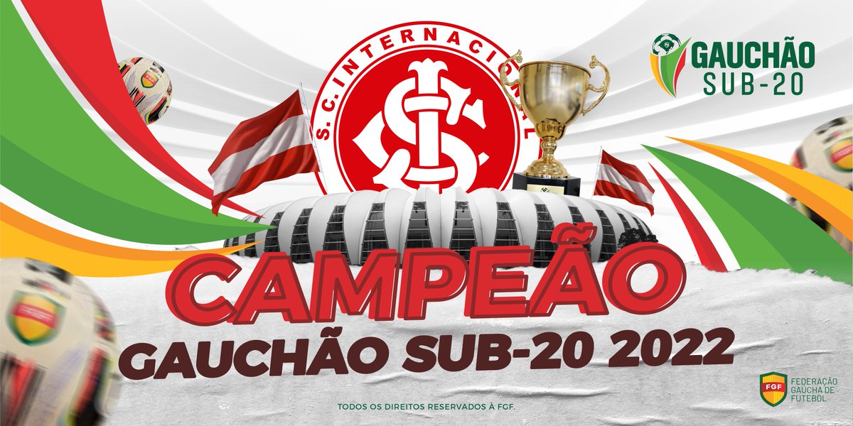 🏆 É CAMPEÃO!

O <a href="/SCInternacional/">Sport Club Internacional</a> venceu o <a href="/Gremio/">Grêmio FBPA</a> por 2 a 1 no Gre-Nal decisivo e conquista o pentacampeonato do Gauchão Sub-20

Parabéns!

#FGF #FutebolGaúcho #EstadualSub20 #GauchãoSub20