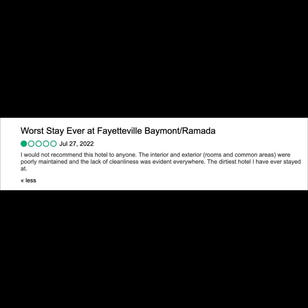 itsnazkhalid's tweet photo. This is a @priceline hotel that is currently listed on their site for sale but is hidden under their Blind 3-star hotel deals w/a no refund or cancelation policy! The Ramada Inn by @RamadaWorldwide @guest_res There have been shootings and killings here too! WTF?! #Pricelinescams https://t.co/L0MFjxiLhR