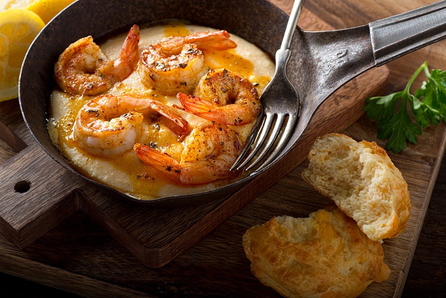 Nothing says delish in  #Savannah like shrimp and grits. 🍤 😋  Let's not forget the biscuits!   #Sav912day #912Day #savannahday #savannahstrong #trolleytours #OldTownTrolley #HTAStoryteller #SavannahTrolley #SavannahTours #VisitSavannah