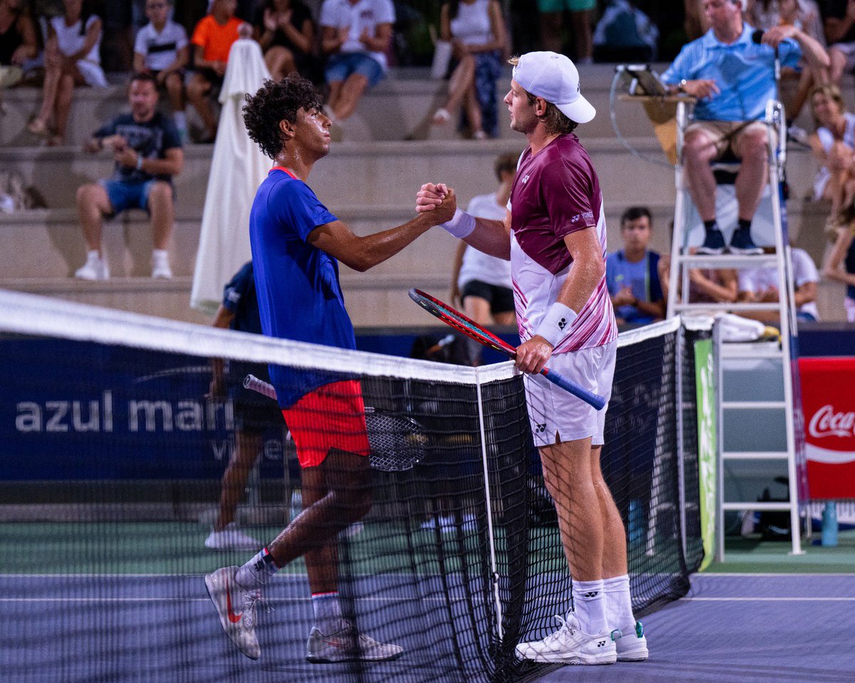 WHAT A PERFORMANCE ZIZOU!! Zizou Bergs 🇧🇪 will play the final of the #RafaNadalOpen by @sothebysrealty and ends with the dream of Abedallah Sheylbah 🇯🇴