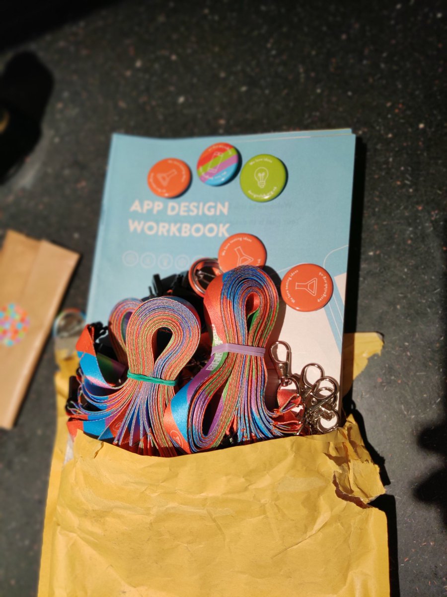 Lanyards, check, badges, check, name cards, check,  workbooks, check... 
Some preparation still to be done, then we're in for design club, round 2 starting next week. 

This time doing a full term instead of just half a term...😬🙂