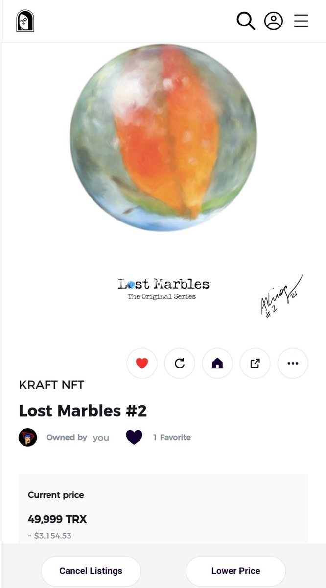 1337Tpunk's tweet photo. Are you ready to lose your marbles?! @apenftorg
Lost Marbles #2 @akiroq #NFTArtist #NFTArt
BEST SELLING COLLECTION #TronNetwork
Cooler than rocks! ๐๐ 49K #TRX LFG! ๐
โญโญโญโญโญ๐ #NFTs #NFTCollection #Art
https://t.co/7pnkZvy9zR #Akiroq #LostMarbles @Kraftlynft ๐ผ๏ธ https://t.co/UfGXFTsawC