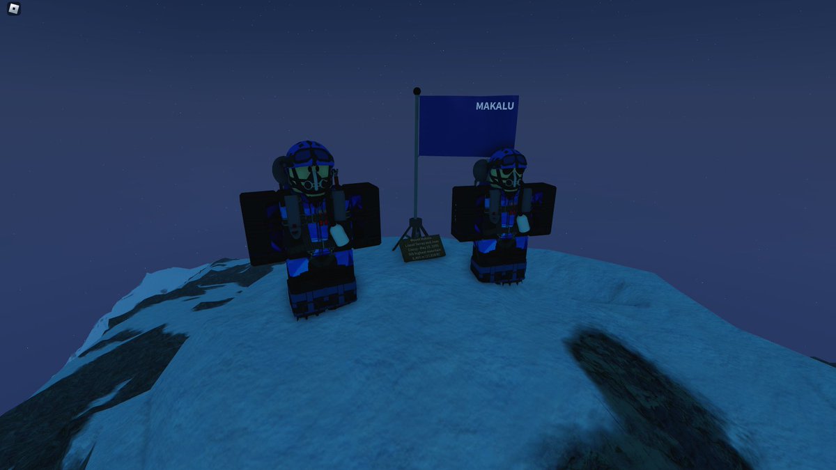 RBLXCircus1's tweet photo. Got bored and decided to go on an expedition with @RBLXRed10 

We climbed Mount Makalu https://t.co/M0giJsJXON