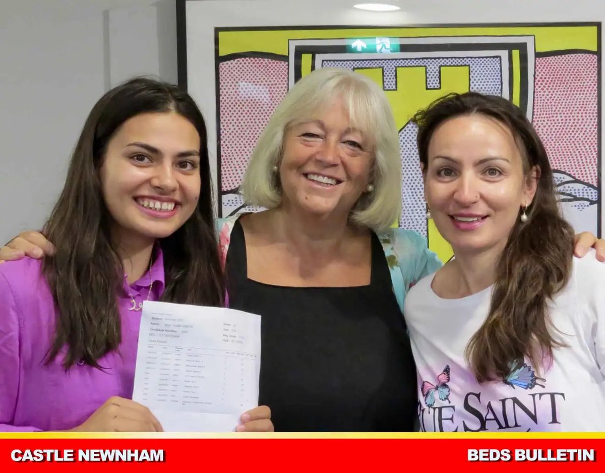 BedsBulletin's tweet photo. Castle Newnham – celebrating excellent GCSE results. Read more https://t.co/sHx6QUl32m #localnews #gcseresults #Bedfordshire #Bedford #community #news #BedsBulletin https://t.co/e21nkeanmb