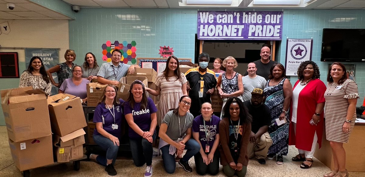 SchoolTreakle's tweet image. Sending a BIG Treakle 🗣🗣shout out to the Chesapeake Sheriff&apos;s Office and @Walmart for their large donation of shoes and other supplies for our students, staff and community! #TreaklePride #InspireCPS #EmpowerCPS @AboutChesapeake