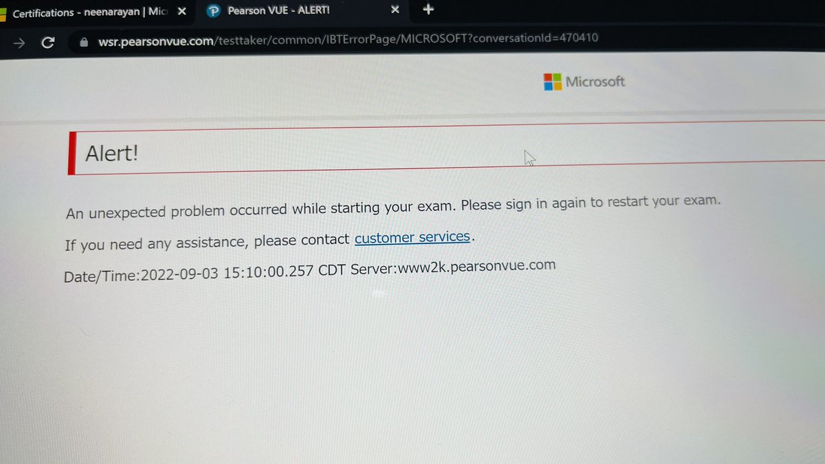 #microsoftlearn <a href="/PearsonVUE/">Pearson VUE</a> <a href="/Microsoft/">Microsoft</a> Your exam system frustratingly going down again and again. Anyone out there feeling the same??? 🙄
