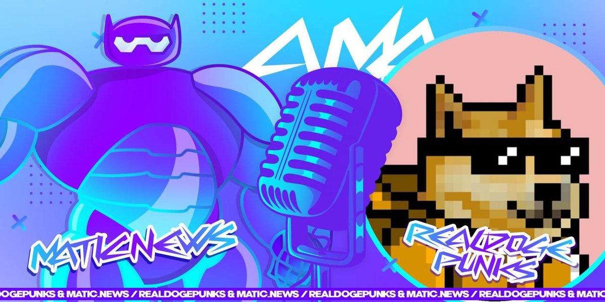 reallabs_one's tweet photo. AMA TOMORROW 🥳🐶

The  polygon news network https://t.co/uHWdu8Qdl7 is going to host an AMA with us tomorrow! 

🗓 September, 4nd - 18:00 UTC
💰 100$ WORTH GIVEAWAY💰
👉 We will pick 2 users with the best questions to win 1 NFT each! 

Details https://t.co/s1Wyp9SZnm https://t.co/0YvsKHykPm