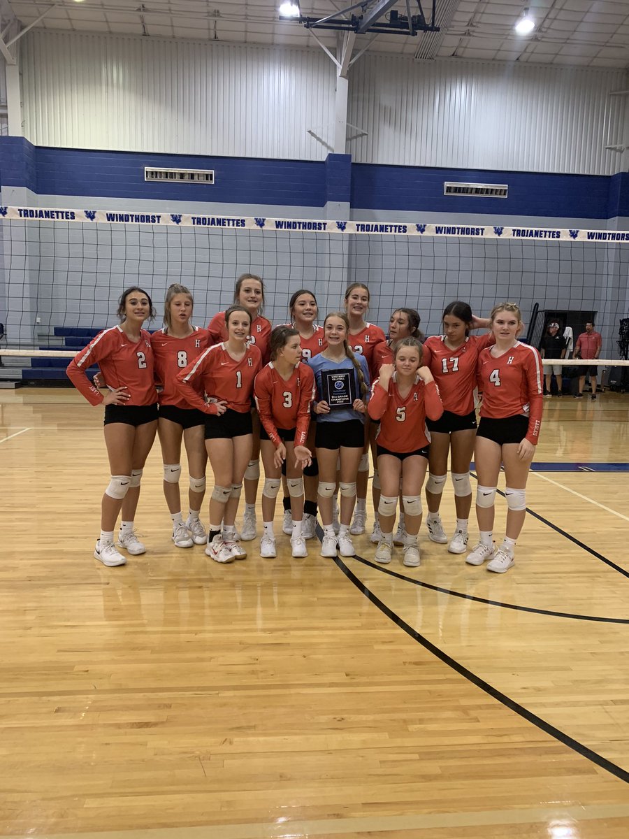 Great job to our double Championship teams at the Windthorst tournament.