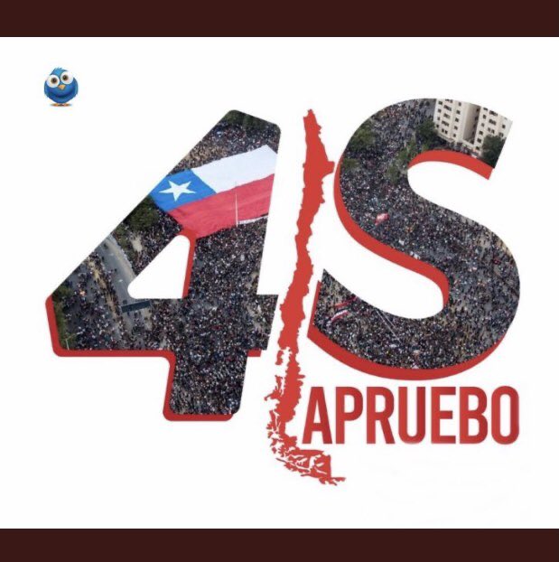 Manifestações enormes hoje em todo Chile #apruebazo pela aprovação da nova Constituição. Amanhã é o referendo.