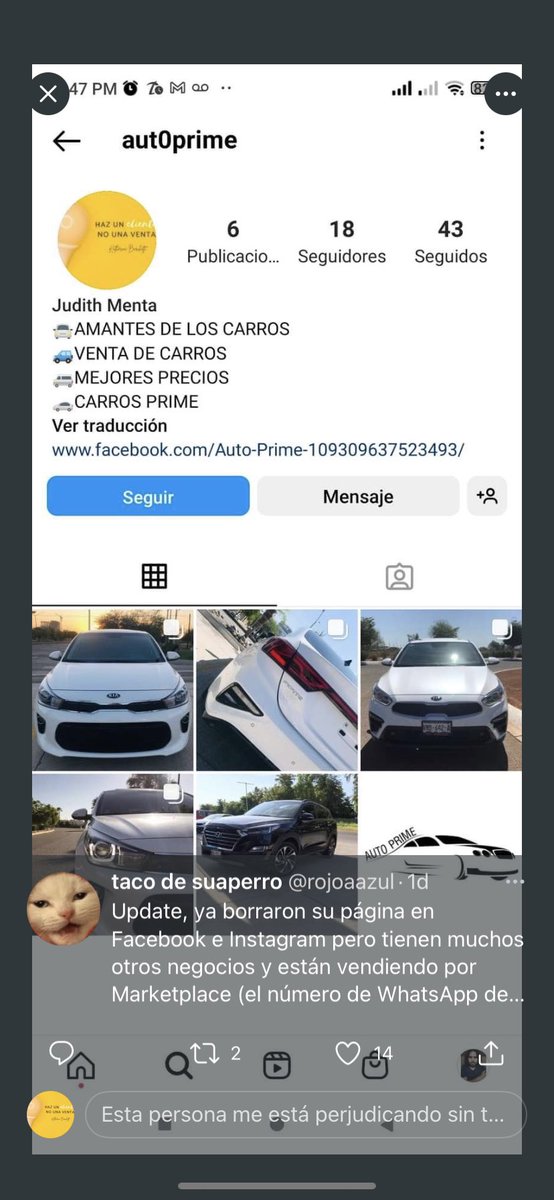 JudithMenta's tweet photo. Ponte a trabajar en lugar de estar tratando de perjudicar a terceros espero que la demanda te llegue muy pronto así como las autoridades aduanales correspondientes por qué estoy segura que si estás ensañada en ese tema es por temor de que sabes que mientes. https://t.co/c5dh73BAc0
