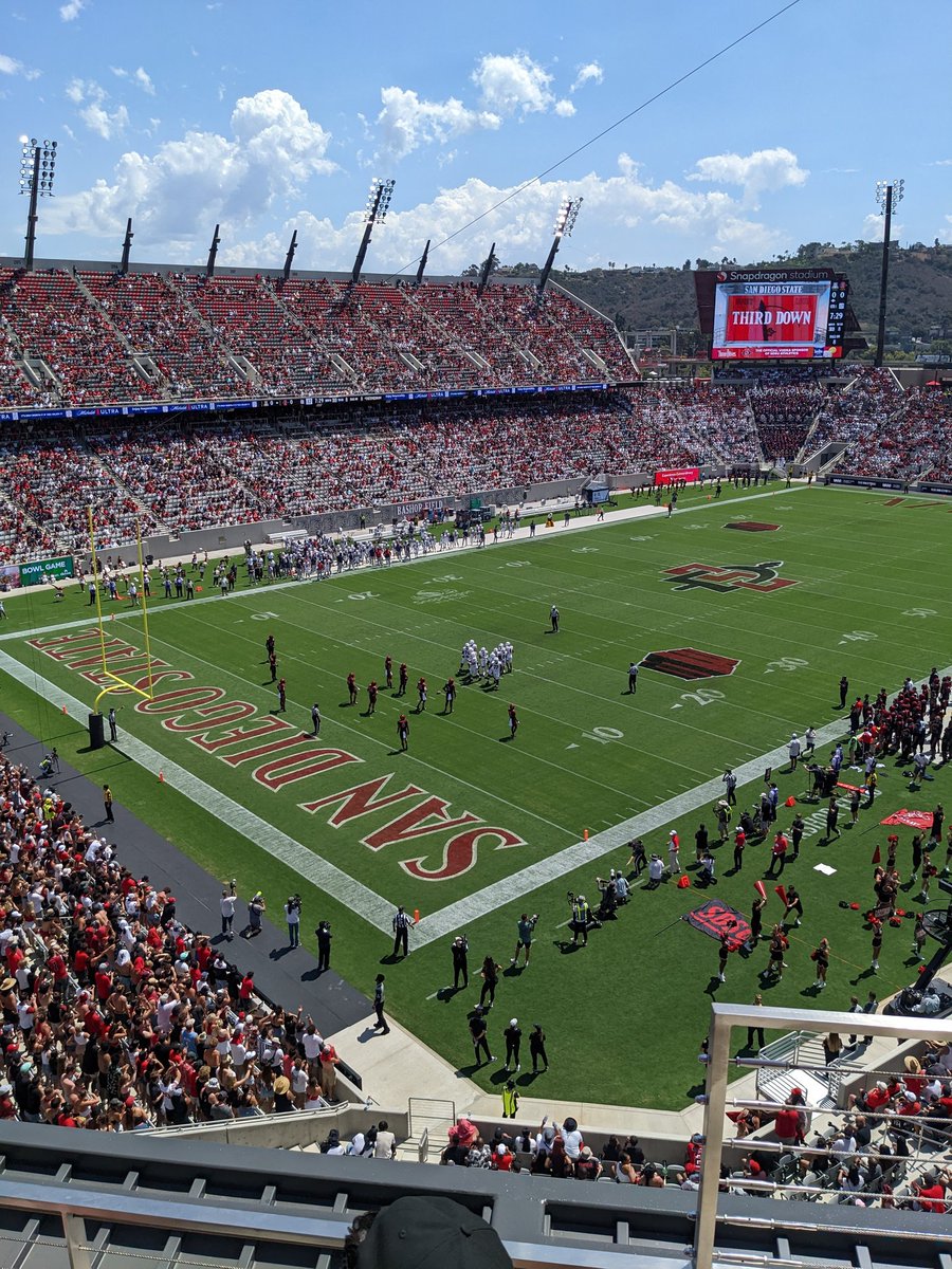 973TheFanSD's tweet photo. There really is not a bad seat in the house @SnapdragonStdm! https://t.co/Sr1xb7cMQ6