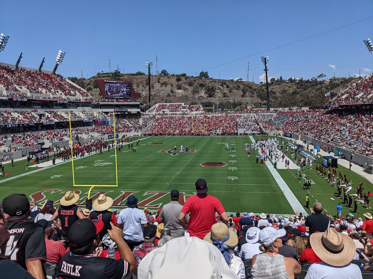973TheFanSD's tweet photo. There really is not a bad seat in the house @SnapdragonStdm! https://t.co/Sr1xb7cMQ6