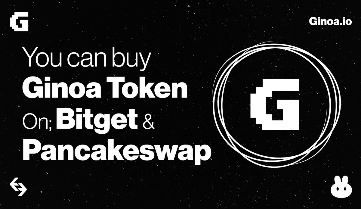 🔥 You can buy $Ginoa on; <a href="/bitgetglobal/">Bitget</a> and <a href="/PancakeSwap/">PancakeSwap</a> 🔥

#Crypto #cryptotrading #cryptocurrency #bsc  #blockchain #DeFi #NFT #KuCoin