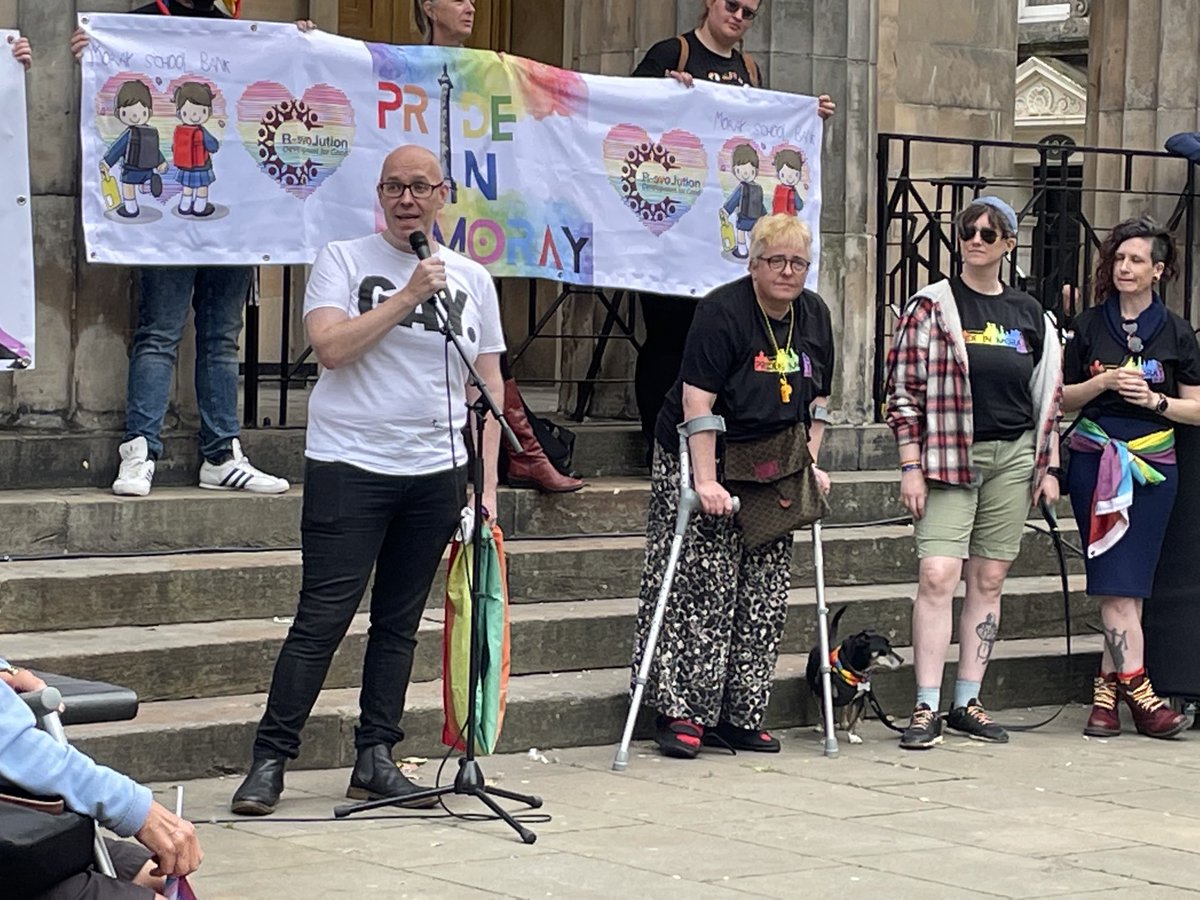 ArianeBurgessHI's tweet photo. What a fantastic first ⁦@pridemoray⁩ great turnout- we’re here to spread the love. Thanks to everyone involved in making it happen - a really moving day🏳️‍⚧️🏳️‍🌈🏴󠁧󠁢󠁳󠁣󠁴󠁿⁦@LGBTIScotland⁩ https://t.co/px3NHKdeCv