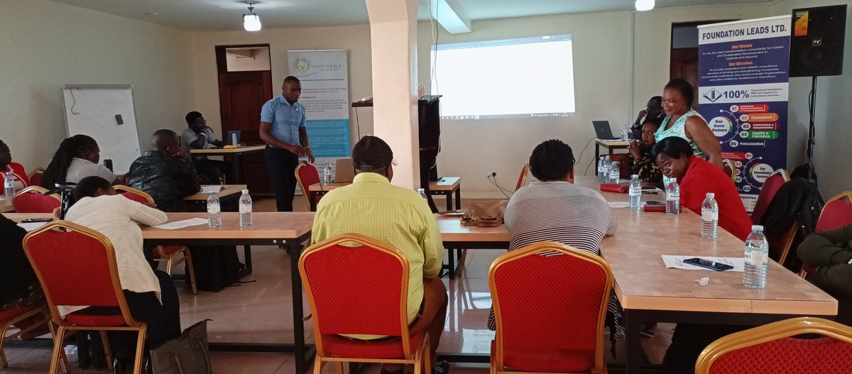 Hopembale1's tweet photo. We just concluded consultative meeting with stakeholders, staff and board retreat for our new Strategic Plan 2023 to 2027 process. Many thanks to our partners #GIZ for financial support and #HRAPF for technical support. https://t.co/TEJTu6wW2H