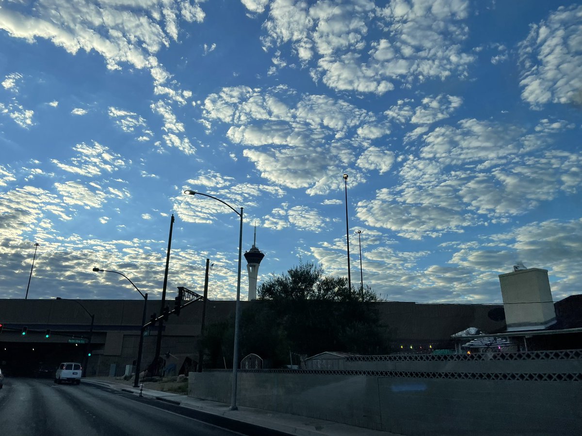 Crazy clouds over Las Vegas