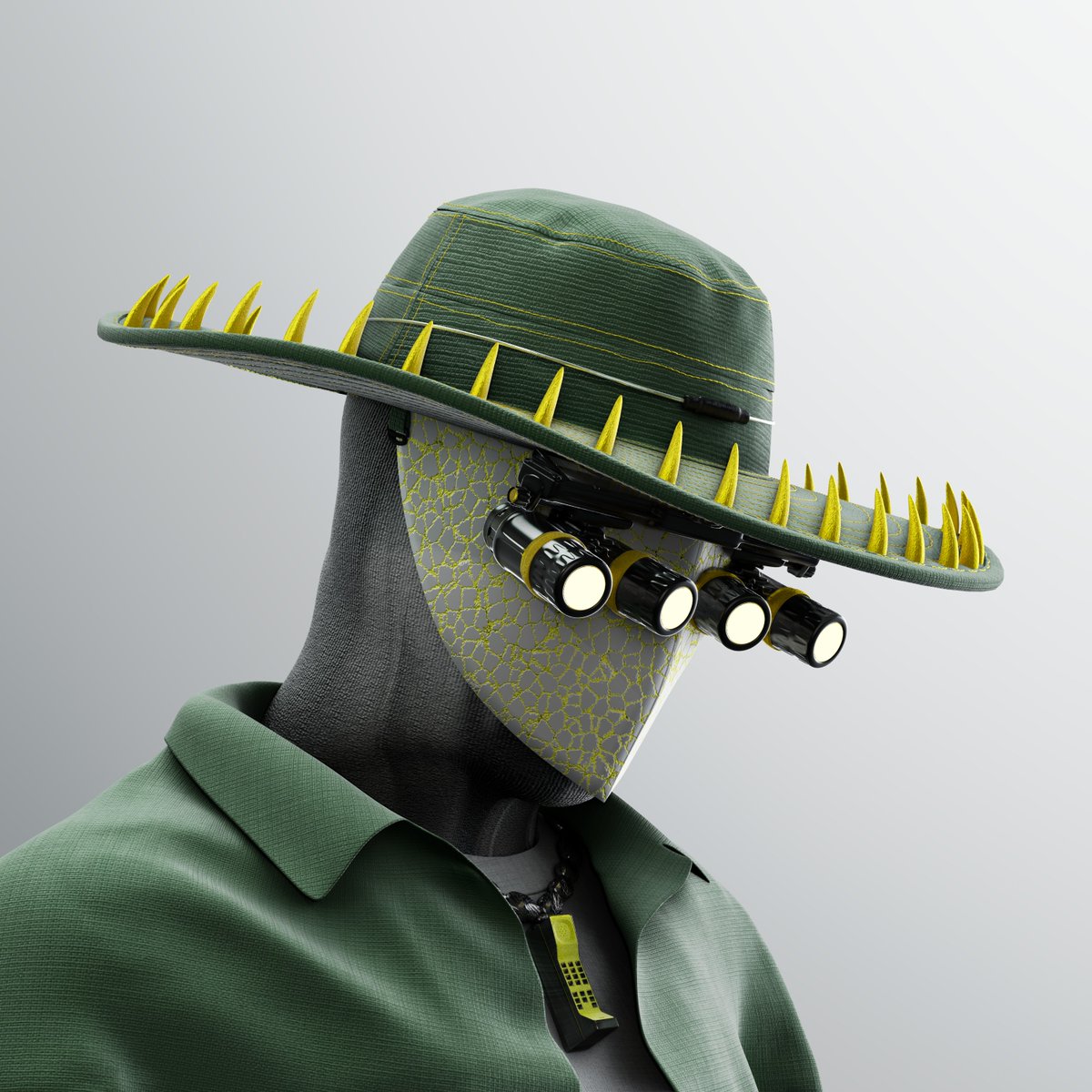 I'm a few days late on grabbing this baby but man I'm so glad he was still around when I was ready! #113 from <a href="/rebelsbynight/">Rebels</a> and I couldn't be happy with the lime green color palette! #rebelsfollowrebels #NFTs I'm happy to be part of this community and I can see how strong it is.