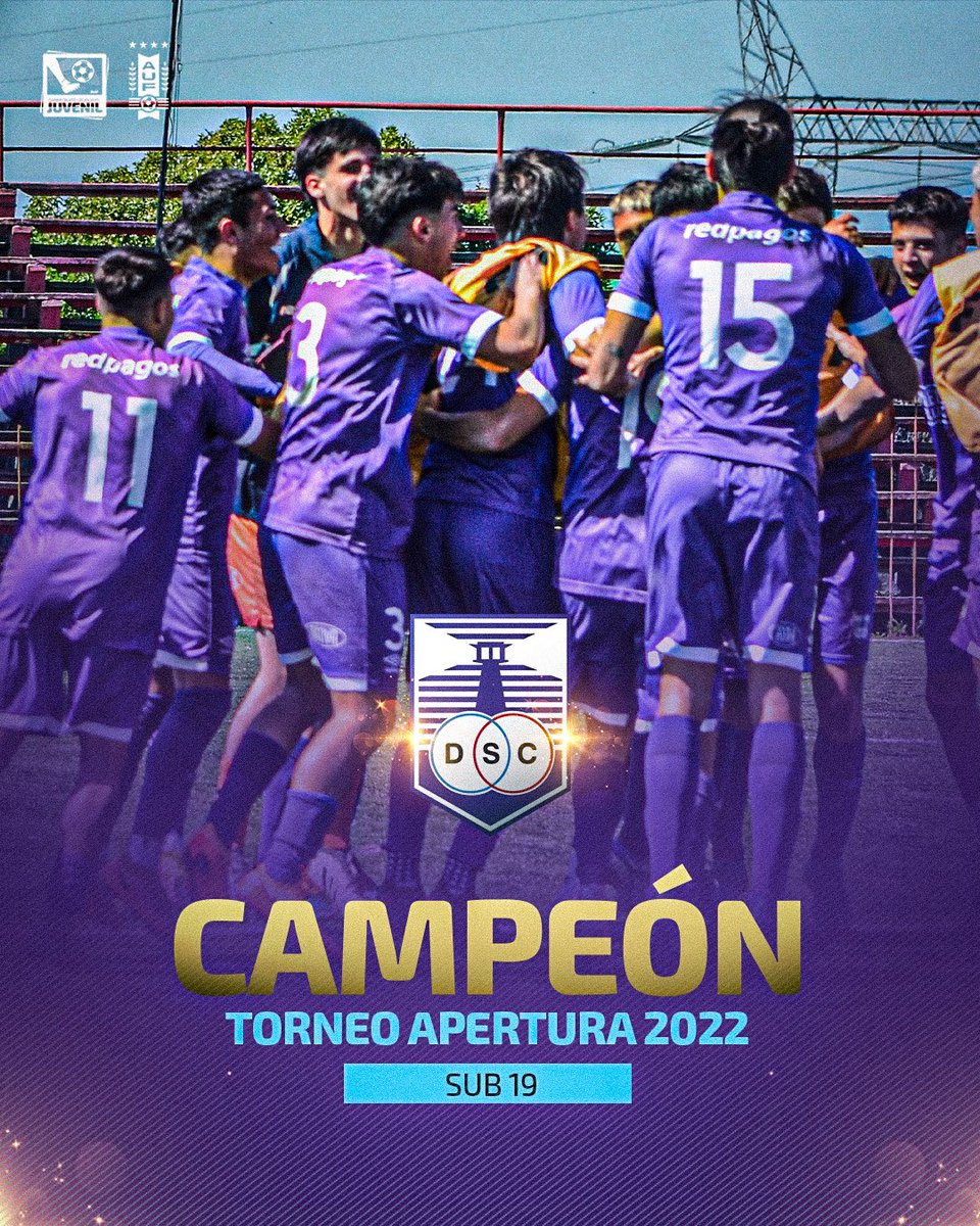 JuvenilesAUF's tweet photo. 🏆 ¿La #Sub19? 𝐕𝐈𝐎𝐋𝐄𝐓𝐀

🟣 @DefensorSp derrotó 1-0 a Rentistas y se coronó 𝗰𝗮𝗺𝗽𝗲𝗼́𝗻 del Torneo Apertura de las #JuvenilesA en la categoría.

¡𝑭𝑬𝑳𝑰𝑪𝑰𝑻𝑨𝑪𝑰𝑶𝑵𝑬𝑺! https://t.co/RlcJEurgYz