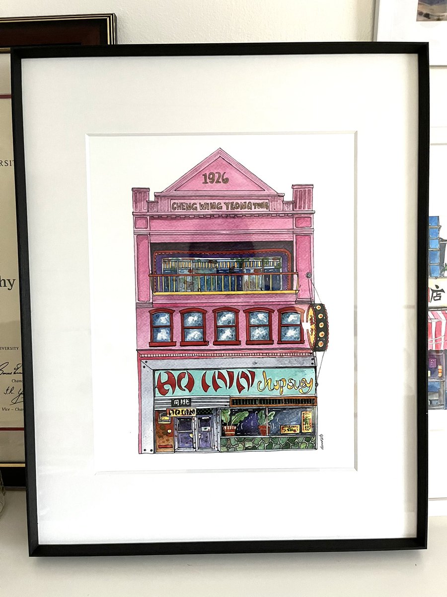 donnaseto's tweet photo. I’ve been an academic most of my life, which means I’ve had my head stuck in #books. It’s nice to work with my hands &amp; do non-bookish things like putting together these prints! I broke out in a sweat framing these. 

Great to see my #powellst Ramen print framed. #chinatownYVR https://t.co/WuXfRz5WbA