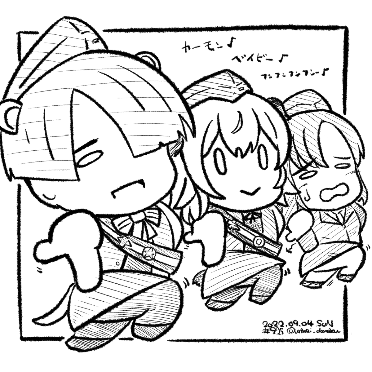 ラクガキおじさんの朝は早い。
おは カーモン ベイビー リベリオン♪
#art #illustration #drawing #絵 #お絵かき #イラスト #絵描きさんと繋がりたい #イラスト好きさんと繋がりたい #夏の創作クラスタフォロー祭り #L_witch #ルミナスウィッチーズ #つながルミナス