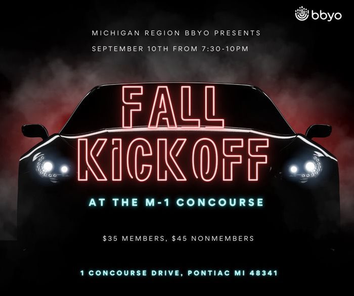 Race Track + BBYO Kickoff?? I see where this is going…
Sign up now!