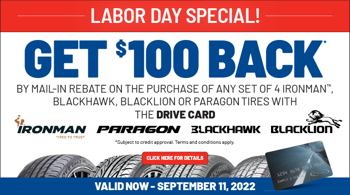 TireWarehouse's tweet image. Get a little something extra when you buy from the brands below! We love treating our neighbors like family on Labor Day Weekend! 😍

Schedule an appointment here: bit.ly/3e4ZOzf

#LaborDayEvent #LaborDaySale #Tires #ExperienceBetter