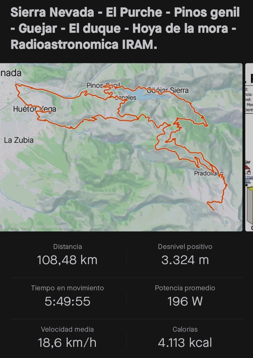 nanki18's tweet photo. @iGarcia95 Ruta realizada, disfrutada a la par que sufrida, muy bonita toda la ruta, gracias por tus consejos https://t.co/nAuPiO8yLP